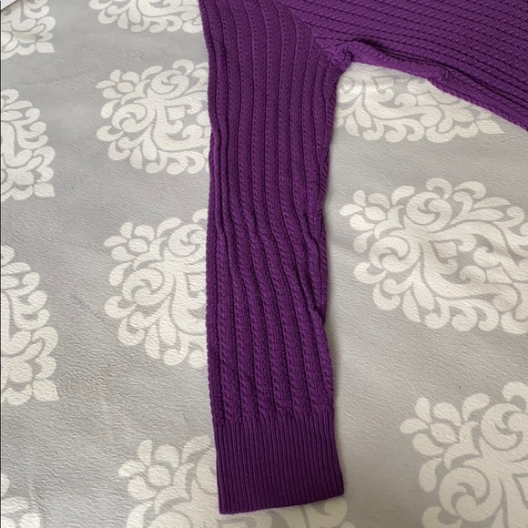 Laura Scott - Purple V-Neck Sweater - Picture 6 of 8